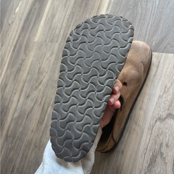 Birkenstock Brown Loafers Slip-Ons Comfortable Casual - Picture 4 of 7